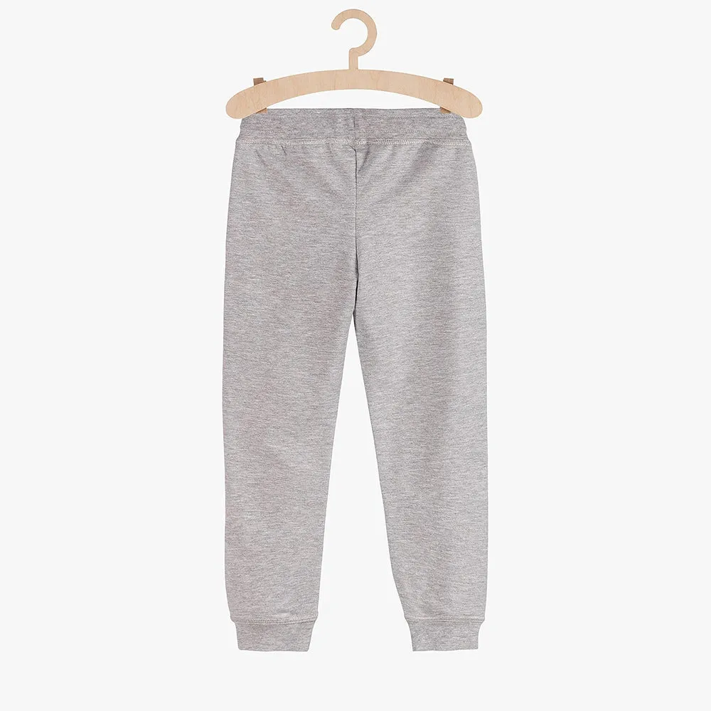 5.10.15 Snow Print Contrast Pink Cord Grey Terry Trouser 11488