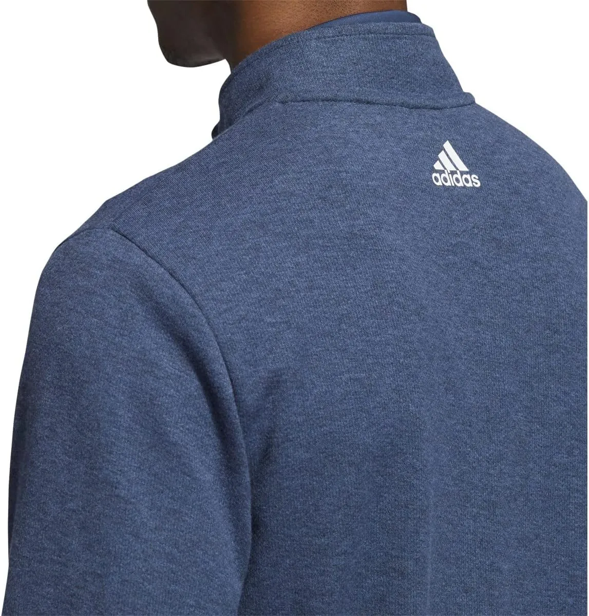 adidas Men's 3-Stripes Quarter Zip Golf Pullover