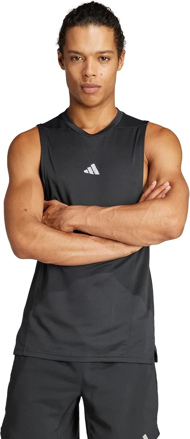 adidas Men's Designed 4 Training High Intensity Workout Heat.rdy Tank Top
