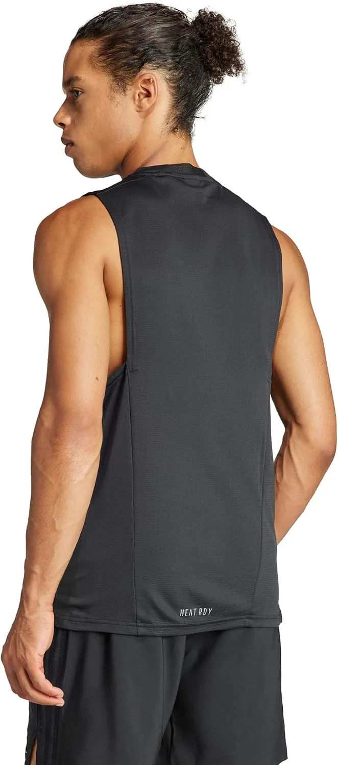 adidas Men's Designed 4 Training High Intensity Workout Heat.rdy Tank Top