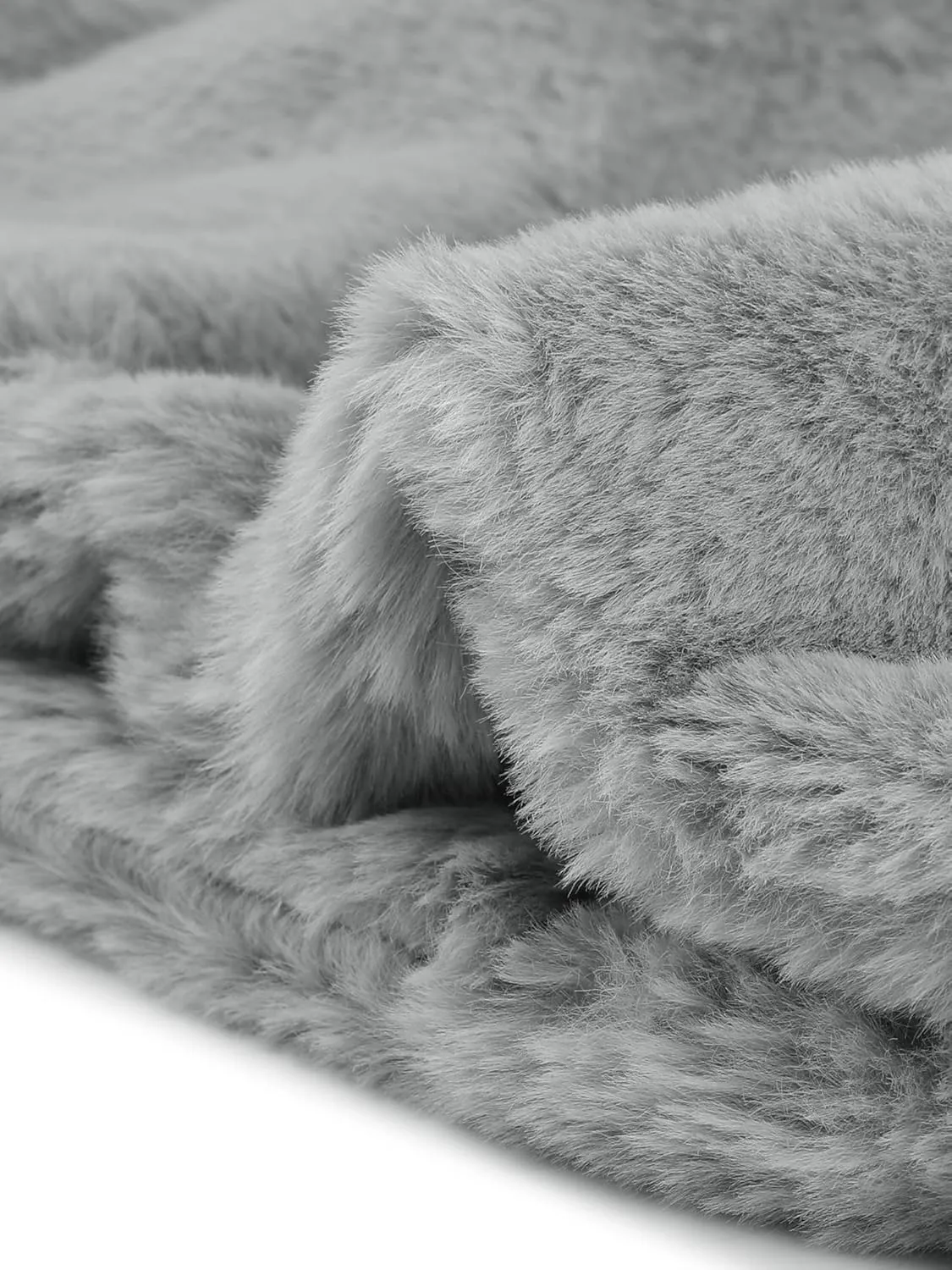 Allegra K Women's Winter Wedding Faux Fur Bolero Jacket Loose Formal Faux Fur Coat