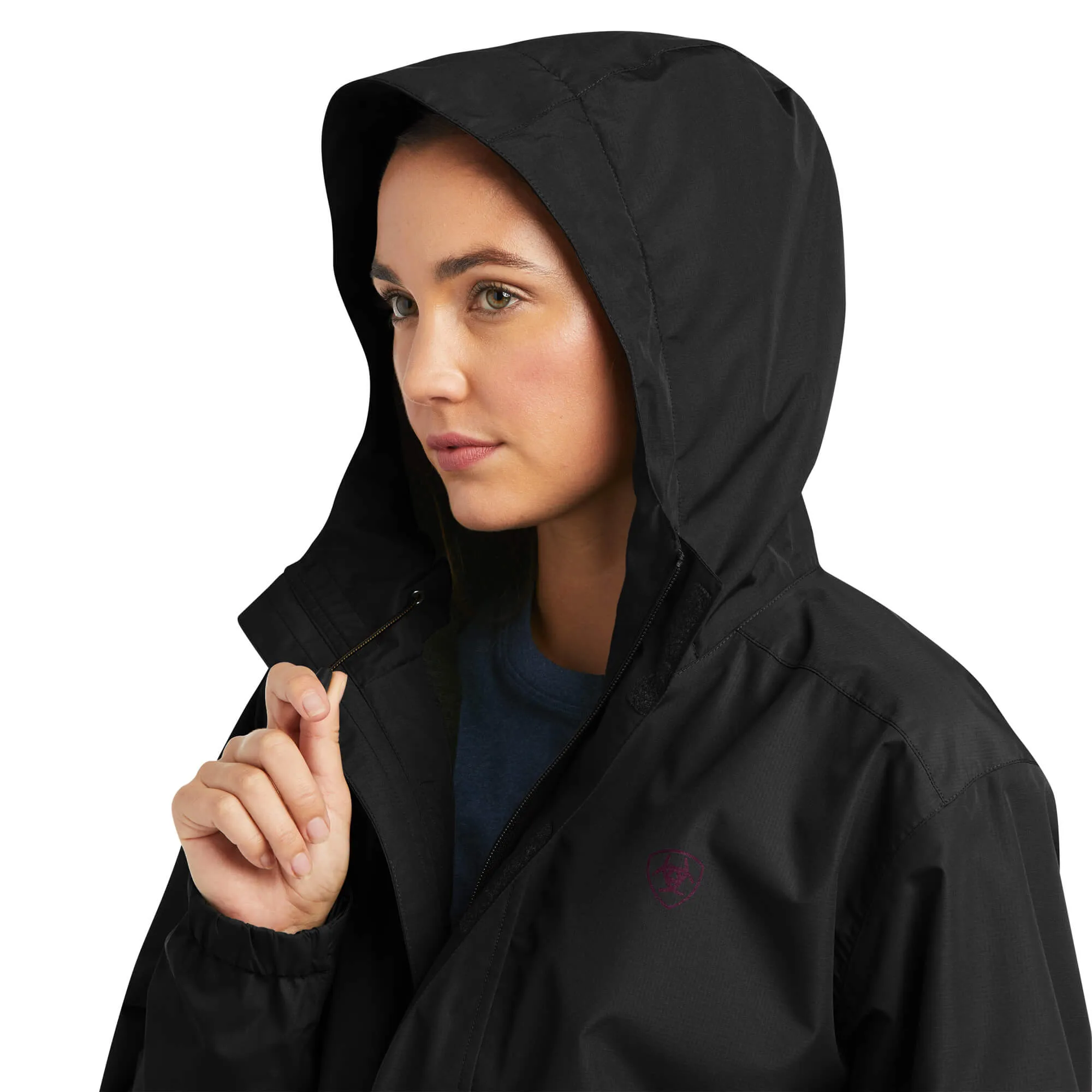 Ariat® Ladies Rebar Stormshell Black Waterproof Jacket 10037842
