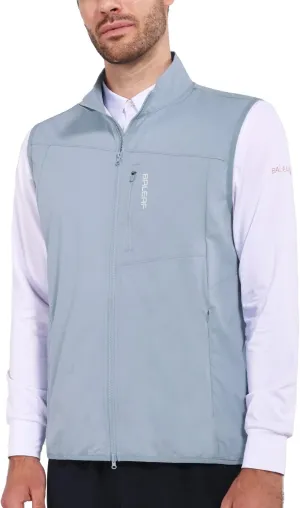 baleaf Men's Golf Vest Lightweight Sleeveless Running Stretch Breathable Running 5 Zip Pockets Windproof Hiking Outwear