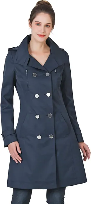BGSD Women Amari Waterproof Hooded Trench Coat - Regular & Plus Size