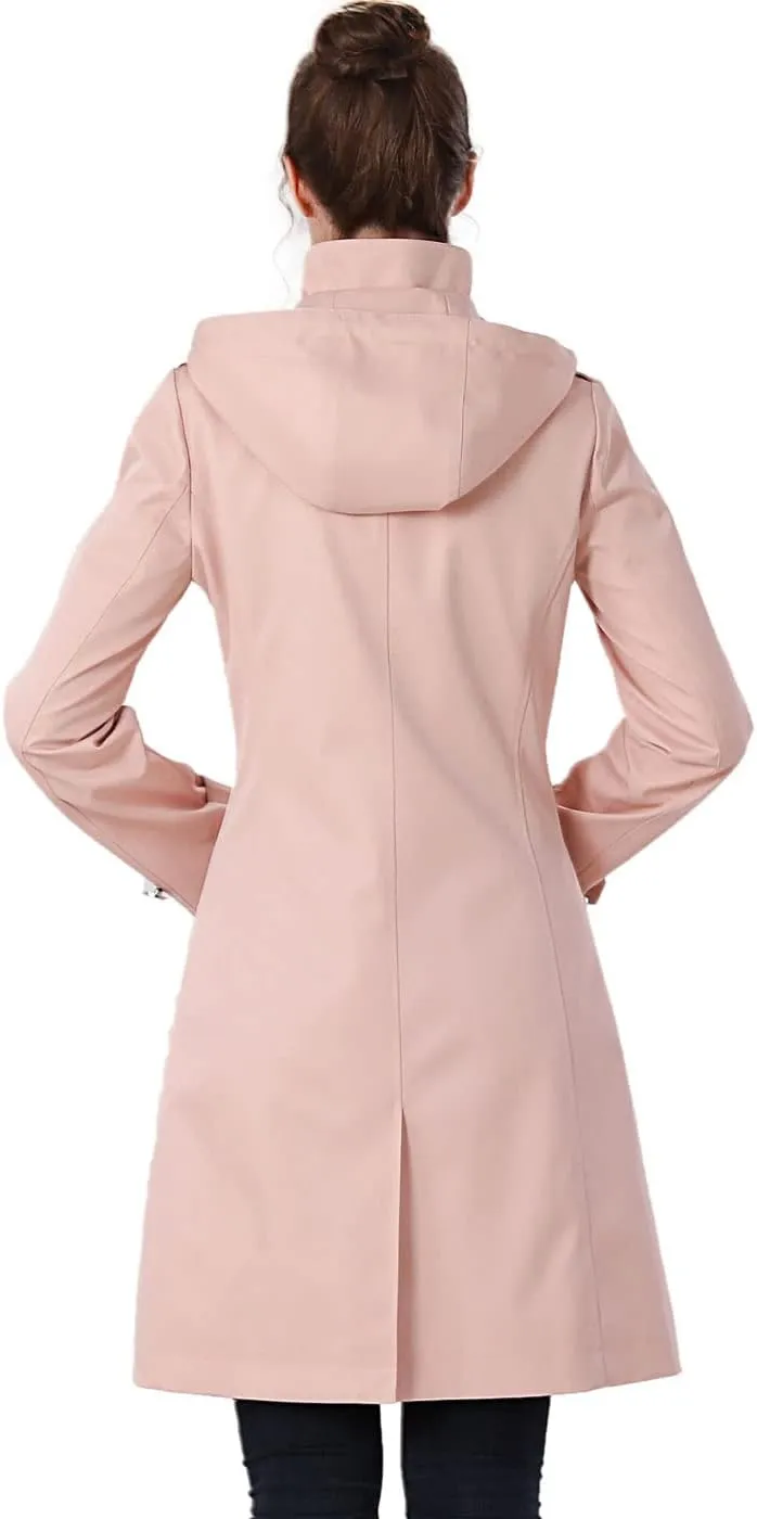 BGSD Women Amari Waterproof Hooded Trench Coat - Regular & Plus Size