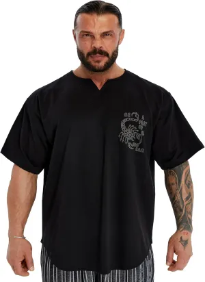 BIG SAM SPORTSWEAR COMPANY Men's Oversize T-Shirt� Organic Cotton Breathable Workout, Lifting T-Shirt