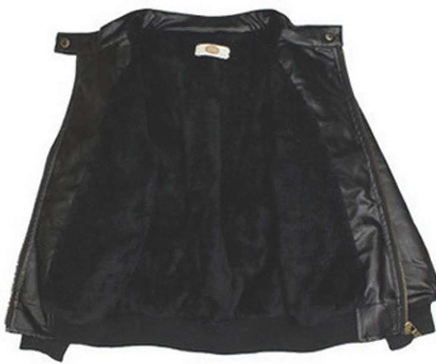 Boy's Fit Short Faux Leather Jacket Pocket