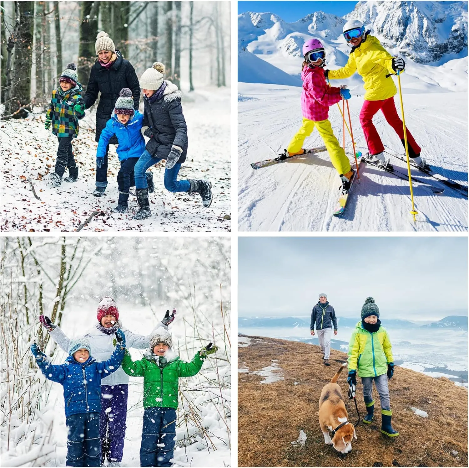 Boy's Waterproof Ski Jacket,Kids Warm Winter Snow Coat,Hooded Fleece Outwear,Windproof RainCoat