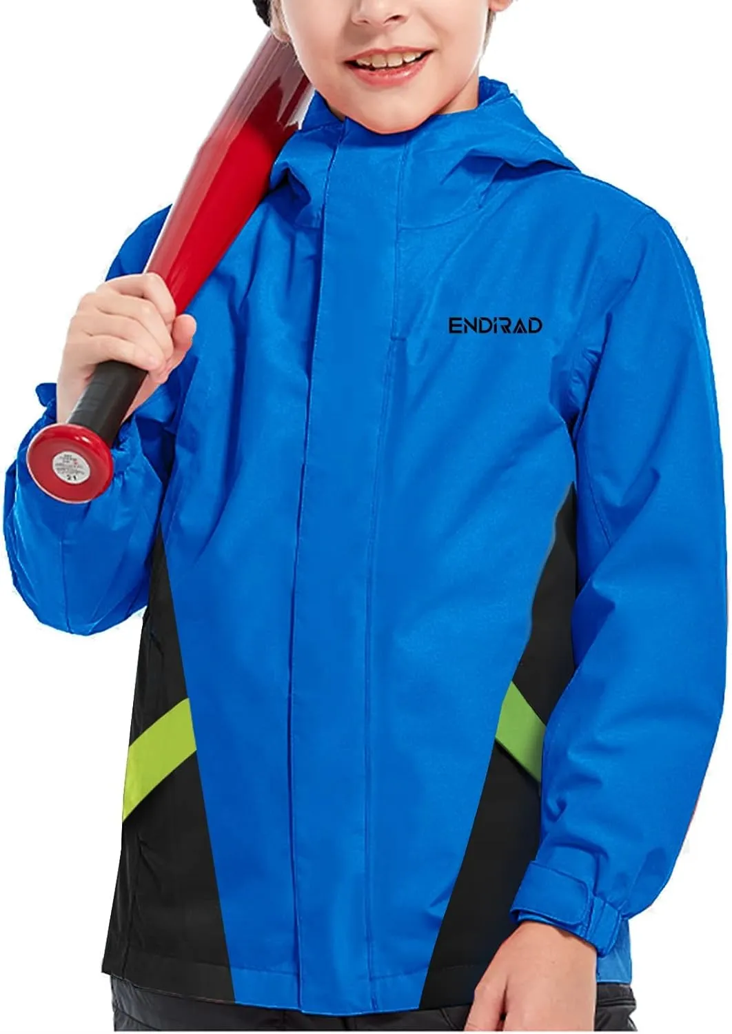 Boy's Waterproof Ski Jacket,Kids Warm Winter Snow Coat,Hooded Fleece Outwear,Windproof RainCoat