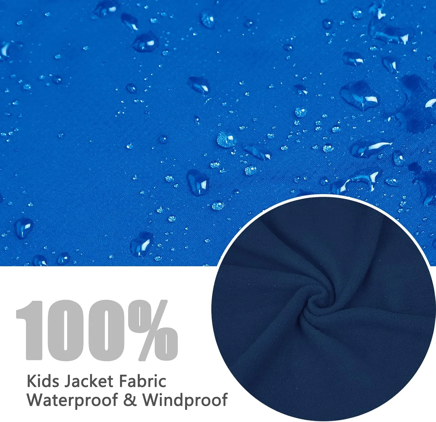 Boy's Waterproof Ski Jacket,Kids Warm Winter Snow Coat,Hooded Fleece Outwear,Windproof RainCoat
