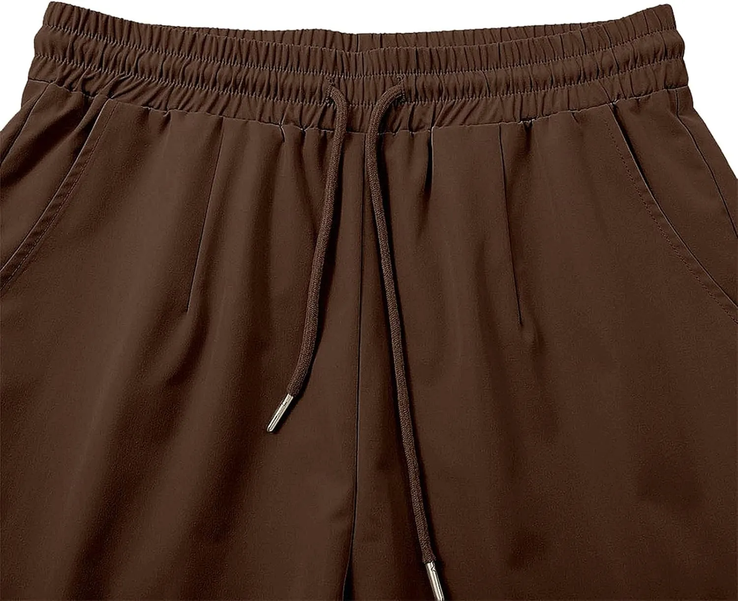 Cargo Capris for Women with Pocket Summer Mid Rise Lightweight Elastic Waist Pants Stretchy Tactical Tavel Hiking Pant