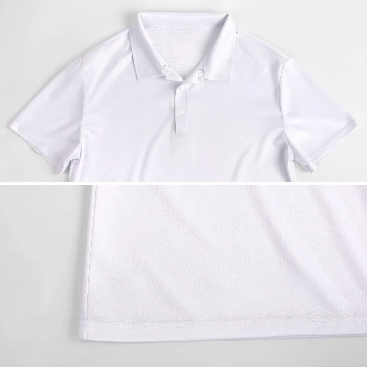 Cute Hedgehogs Slim Fit Men's Short Sleeve Polo Shirts Quick-Dry Breathable Golf T-Shirt Tops
