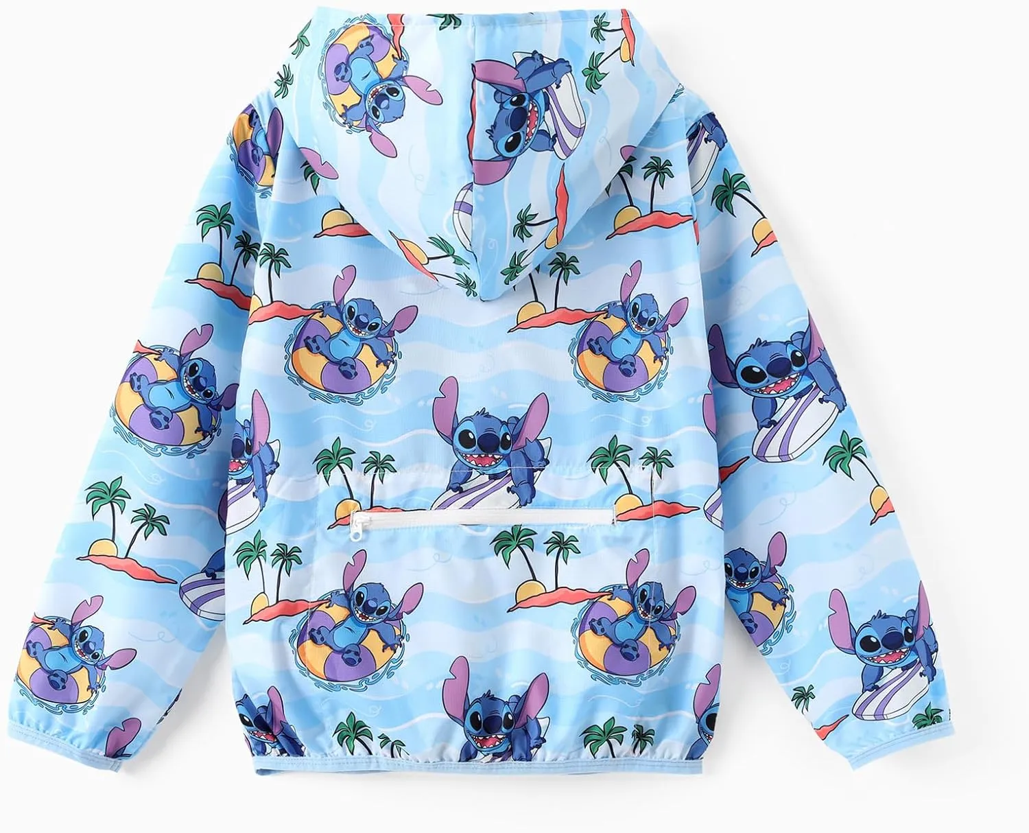 Disney Minnie Mouse Mickey Mouse Stitch Kids Varsity Bomber Jacket Lightweight Button-up Sweatshirt Toddler-Big Kids