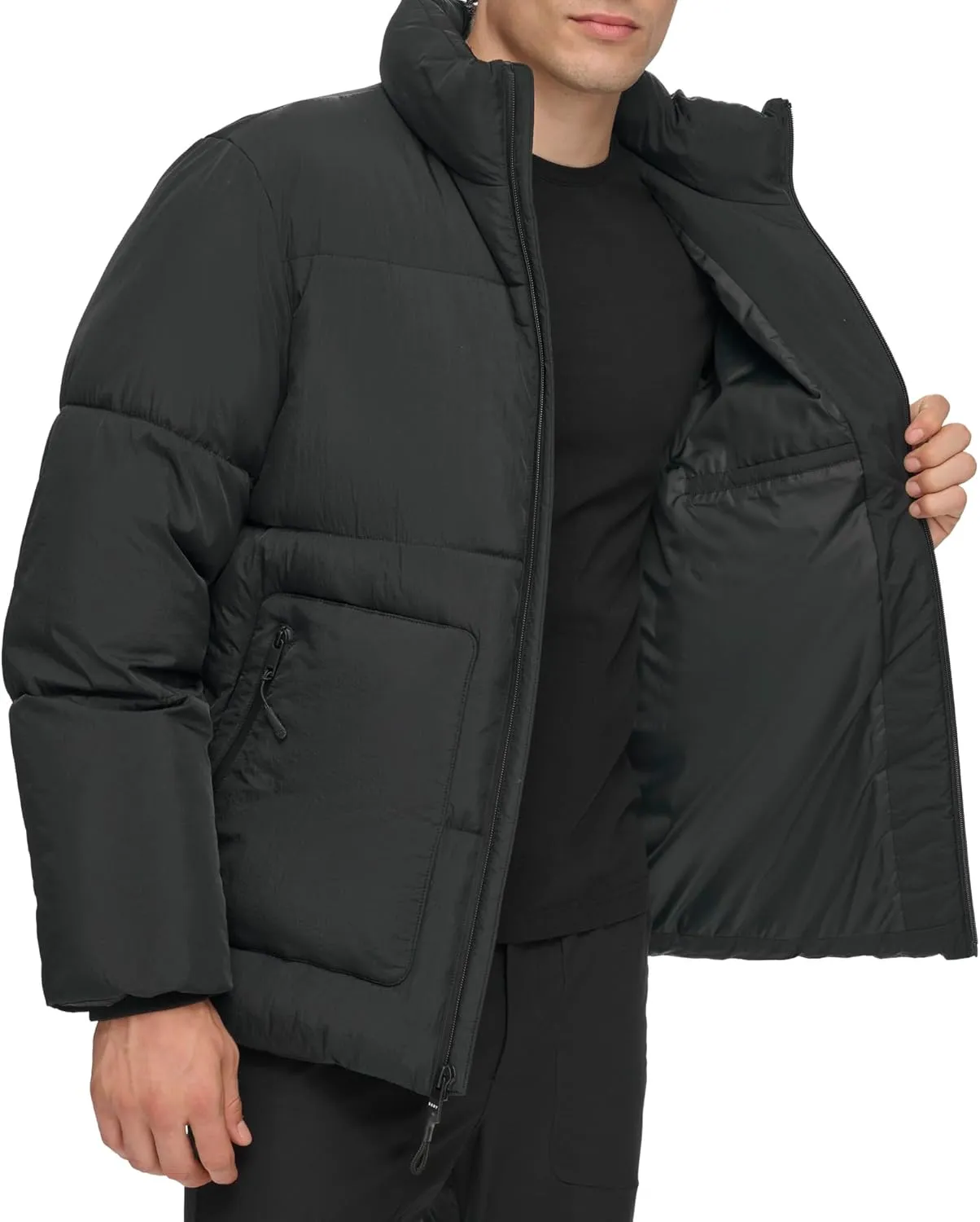 DKNY Men's Block Puffer Jacket