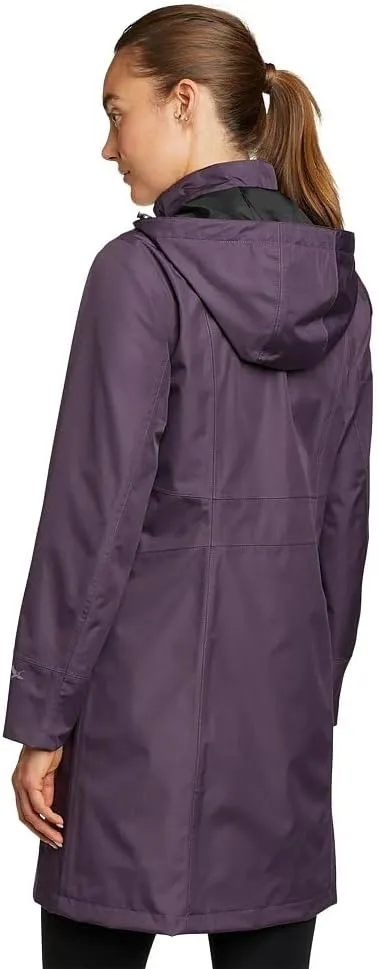 Eddie Bauer Women's Girl on the Go Waterproof Trench Coat