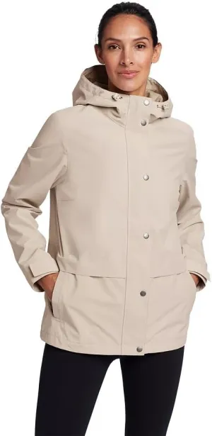 Eddie Bauer Women's Waterproof Rainfoil Storm Rain Jacket