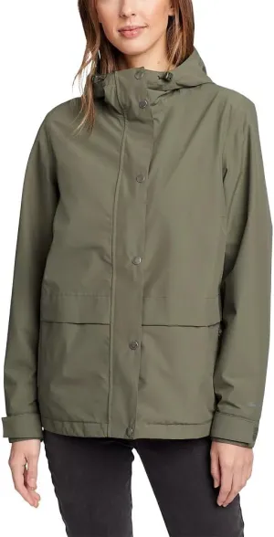 Eddie Bauer Women's Waterproof Rainfoil Storm Rain Jacket
