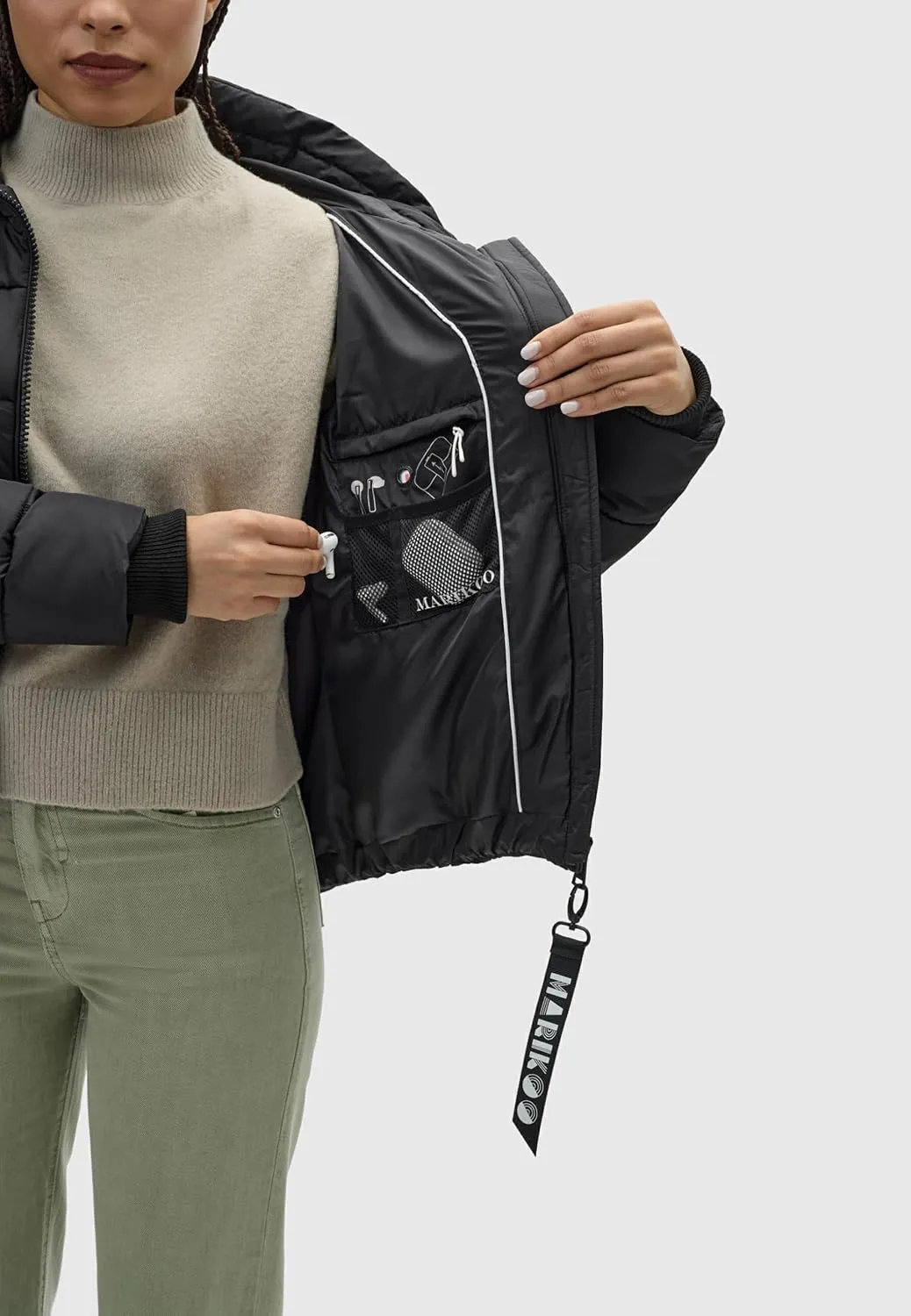 Fall & Winter Jacket for Women | Windproof & Weather-Resistant Jacket | Hooded Medium-Weight Coat | Amayaa XS-XXL