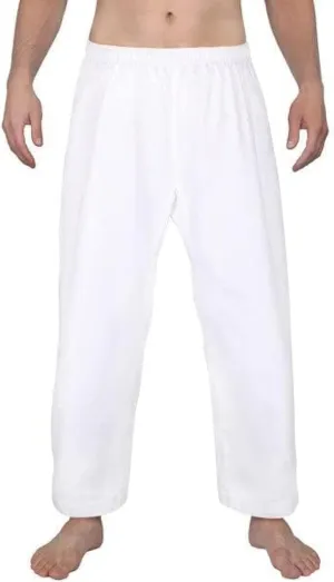 FitsT4 Sports Karate Pants 8oz Middleweight Elastic Waist Martial Arts Pants Perfect for Training or Competition, 000-5