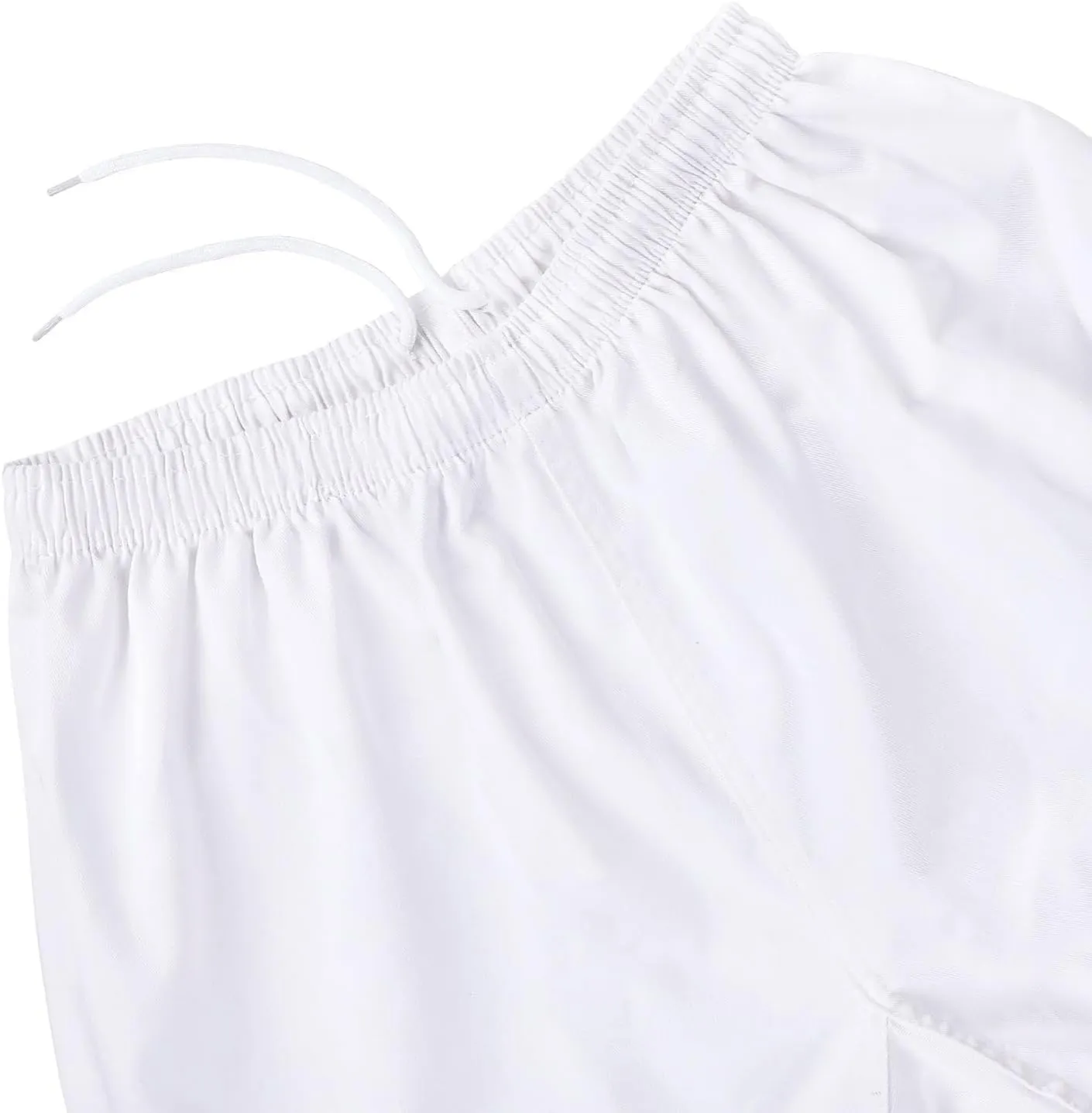 FitsT4 Sports Karate Pants 8oz Middleweight Elastic Waist Martial Arts Pants Perfect for Training or Competition, 000-5