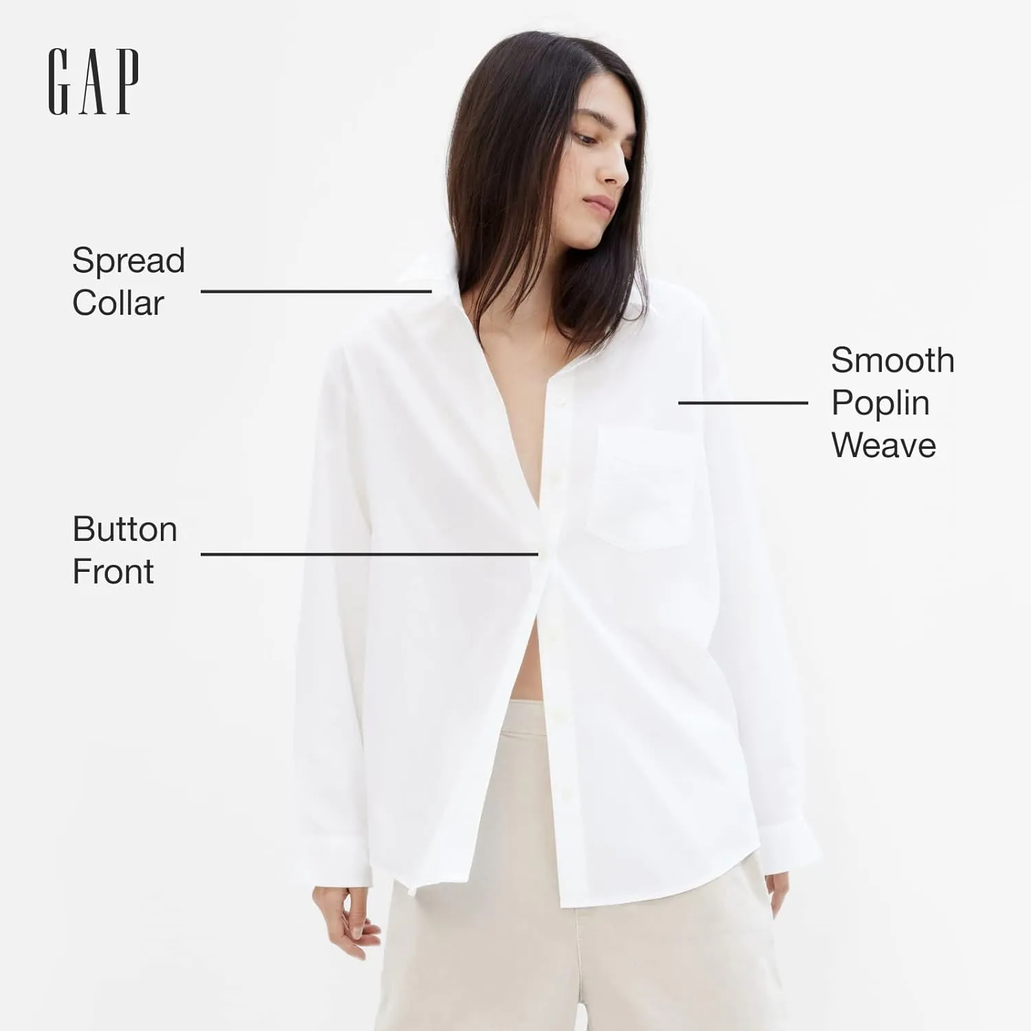 GAP Women's Big Shirt