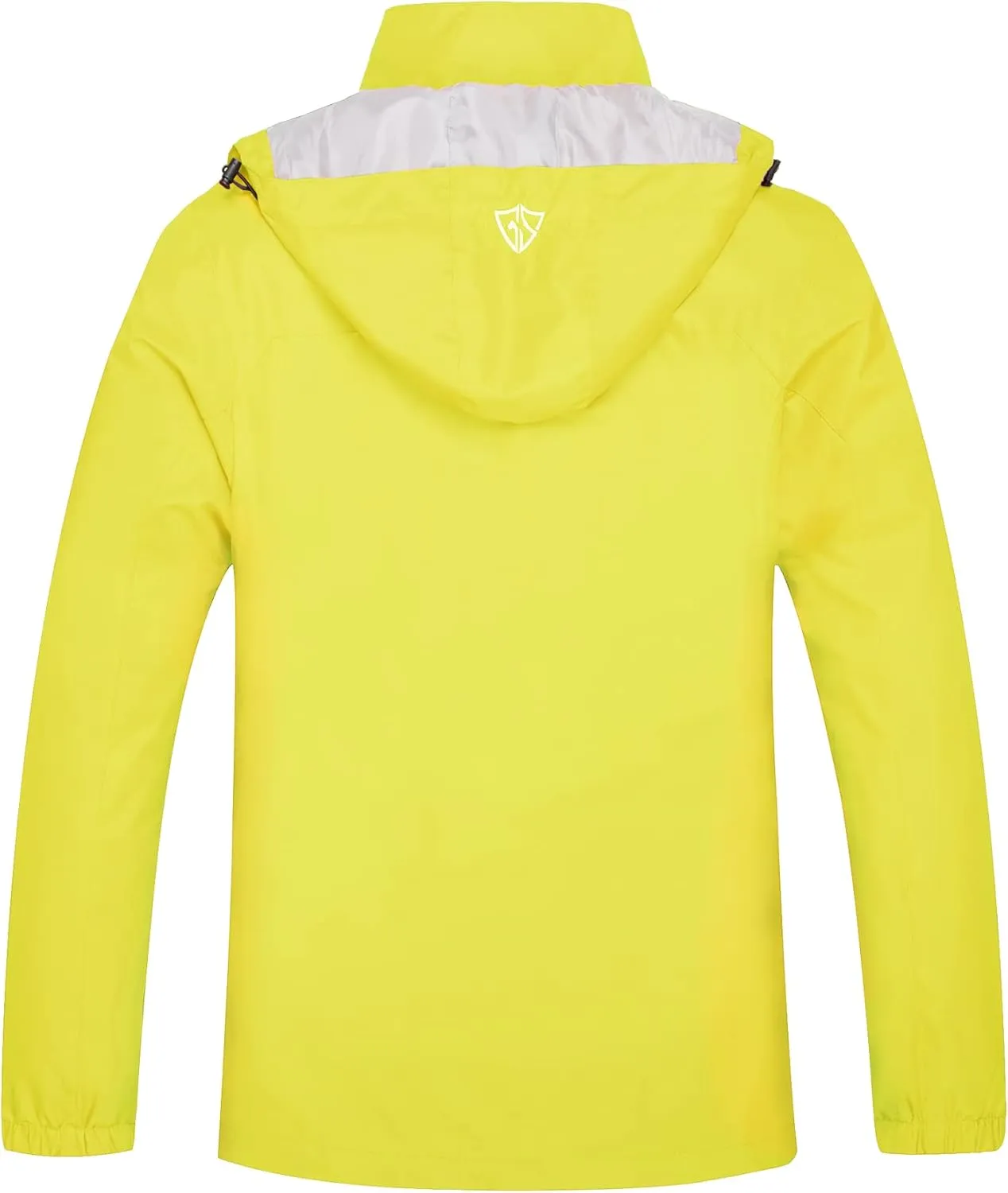 GIISAM Women's Waterproof Rain Jacket,Lightweight Windproof Full Zip Women's Packable Fall Raincoat Windbreaker with Hood