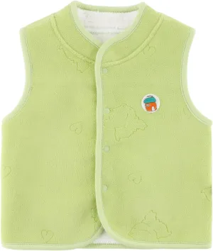 High Thick Baby Vest for Girls&Boys, Button Down Purcotton Toddler Cardigan Girl&Boys for Spring&Fall&Winter