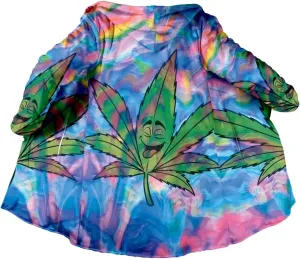Hippie Psychedelic Colorful Trippy 3D Print Dream Cloak Thick Warm Hooded Men Overcoat Windproof Fleece Jacket