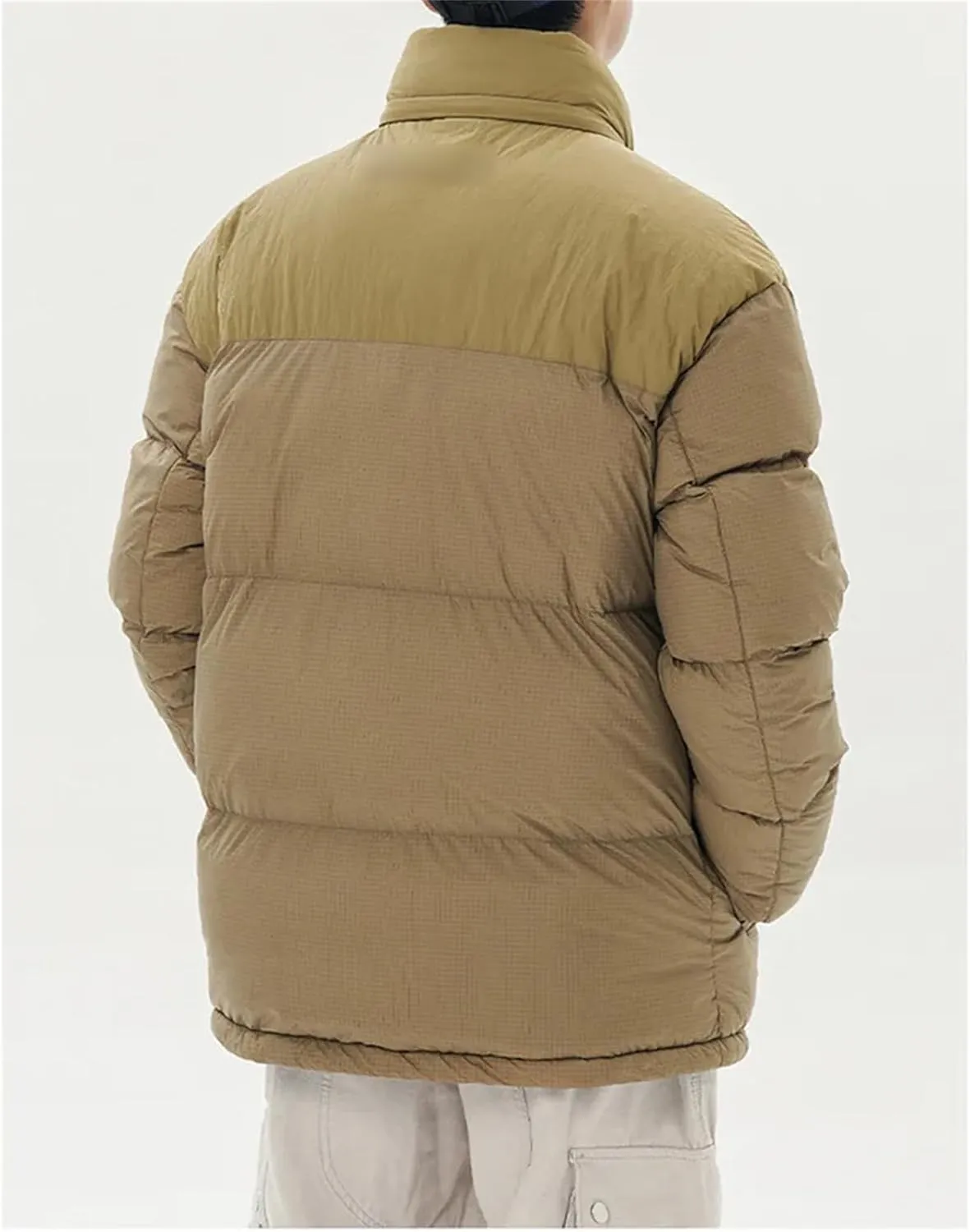 Hooded Jacket Men Winter Patchwork Windproof Coat Parkas Thick Warm Plus Size Cotton-Padded Windbreaker