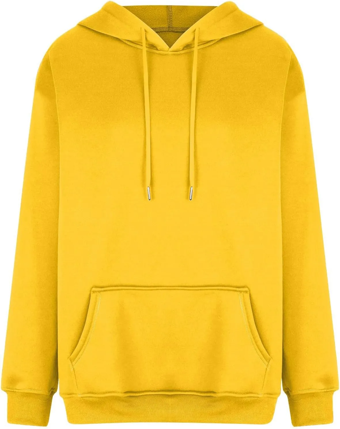 Hoodies for Women Drawstring Lightweight Fleece Oversized Sweatshirt Drop Shoulder Baggy Trendy Y2K Hoodie w/Pockets