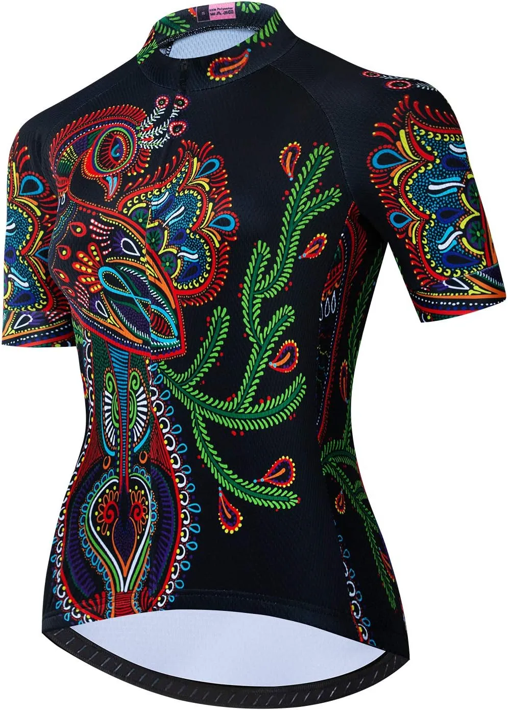 JPOJPO Women's Cycling Jersey Set Short Sleeve with 5D Padded Bike Shorts Breathable Quick-Dry Shirt 3-Pockets