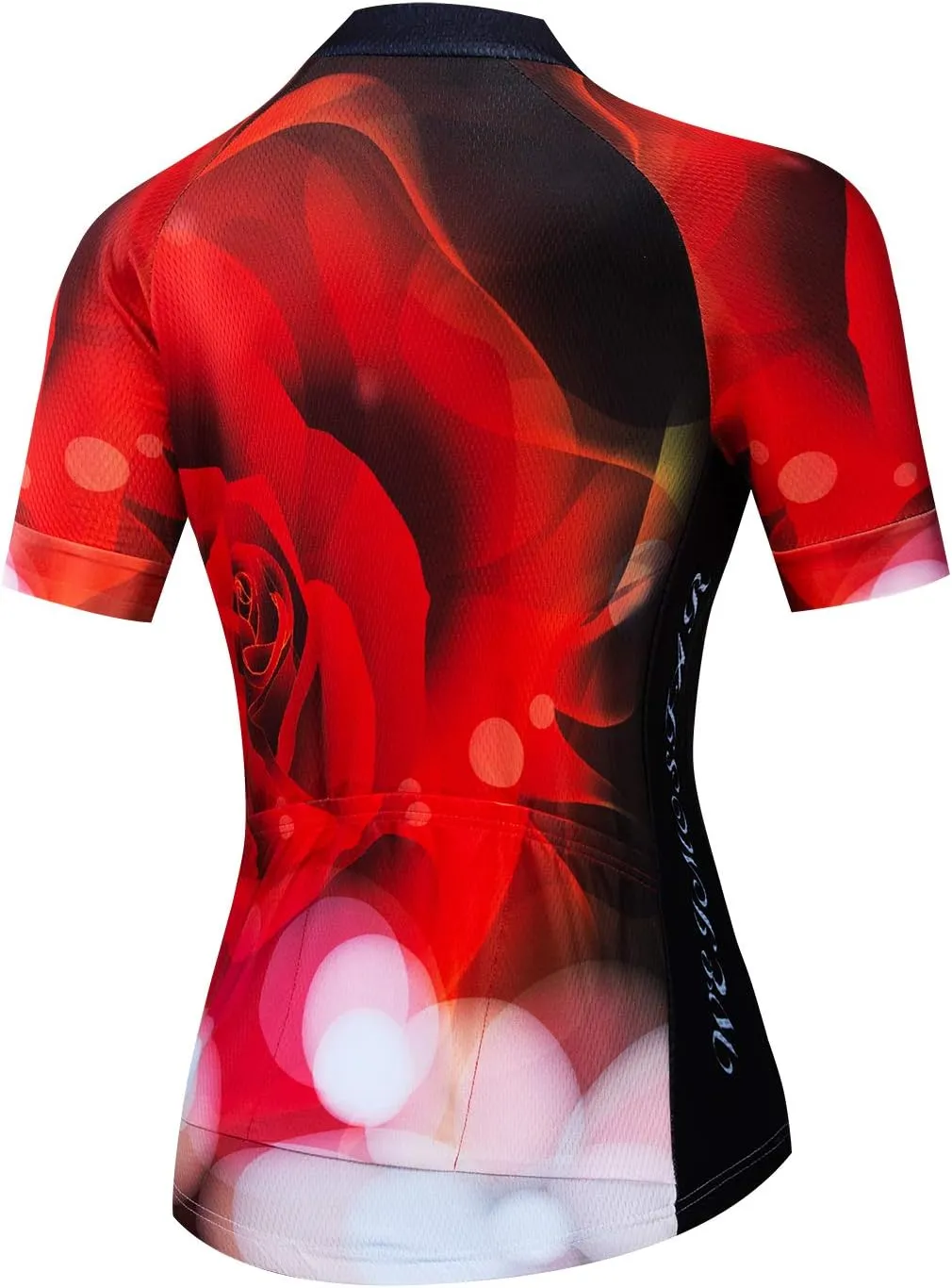 JPOJPO Women's Cycling Jersey Set Short Sleeve with 5D Padded Bike Shorts Breathable Quick-Dry Shirt 3-Pockets