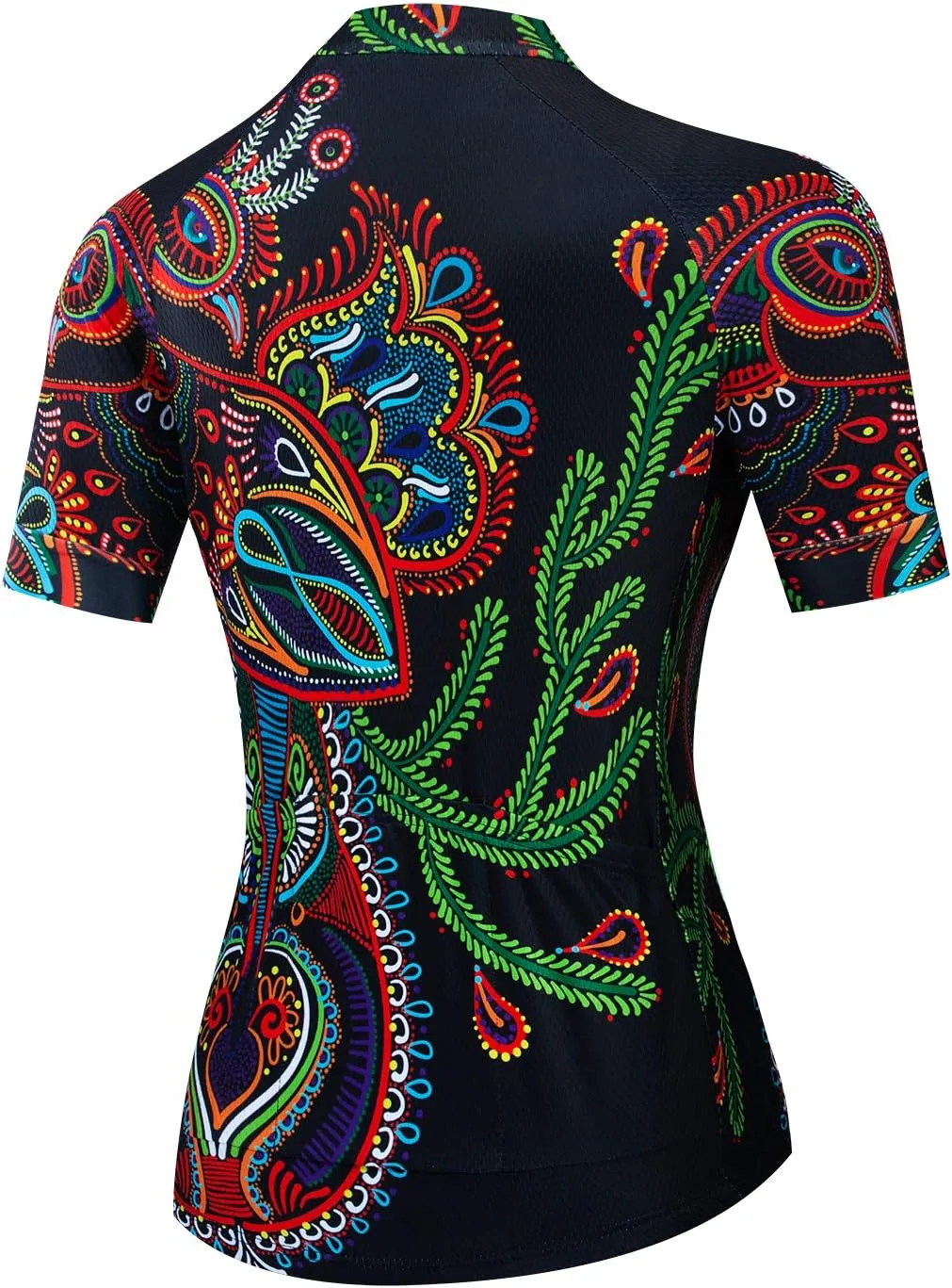 JPOJPO Women's Cycling Jersey Set Short Sleeve with 5D Padded Bike Shorts Breathable Quick-Dry Shirt 3-Pockets