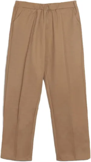 Kelsiop Women's Harem Pants Casual Elastic Waist Basic Pocket Office Trousers