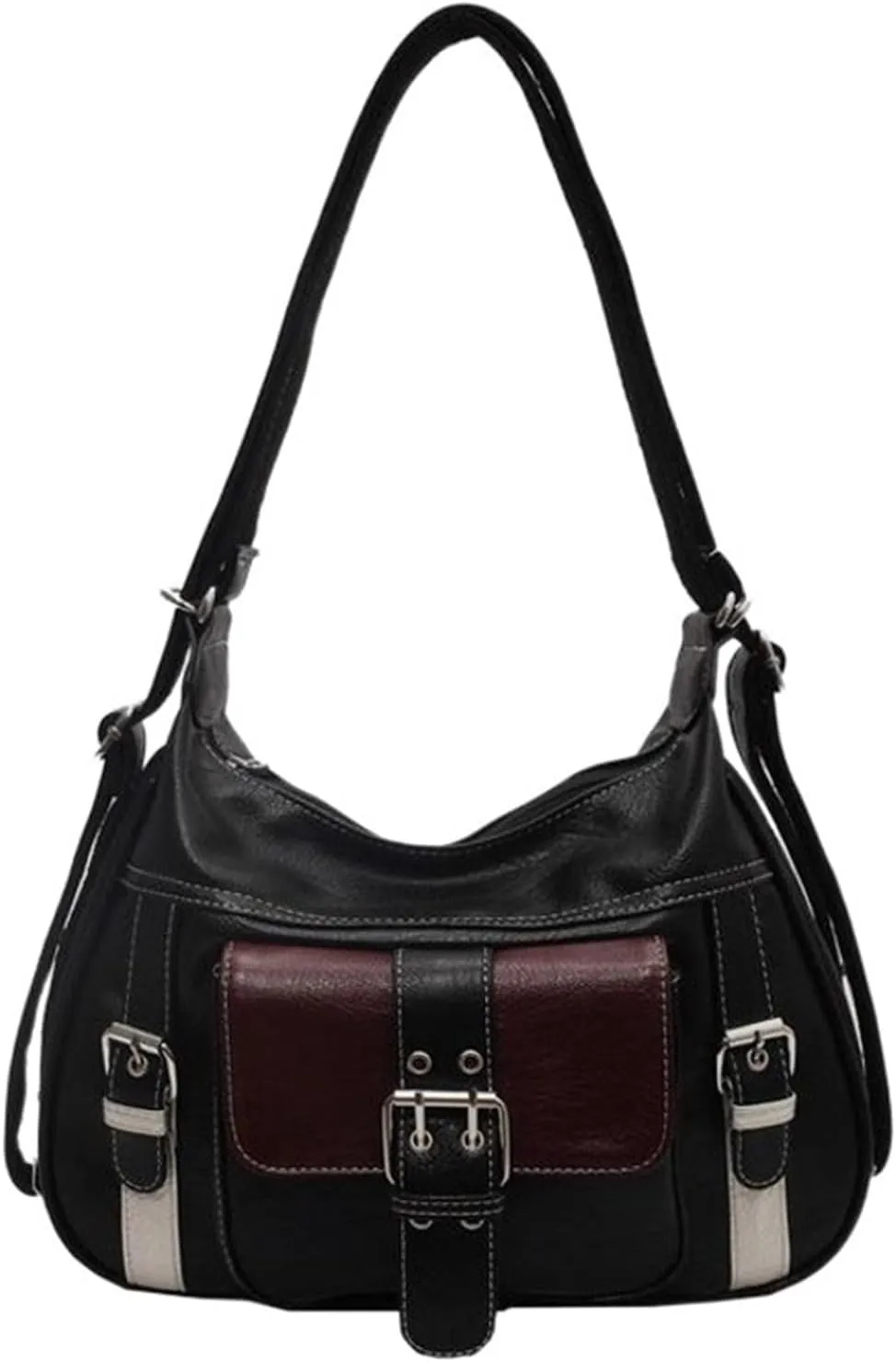Ladies Soft Leather Single Shoulder Double Handbag