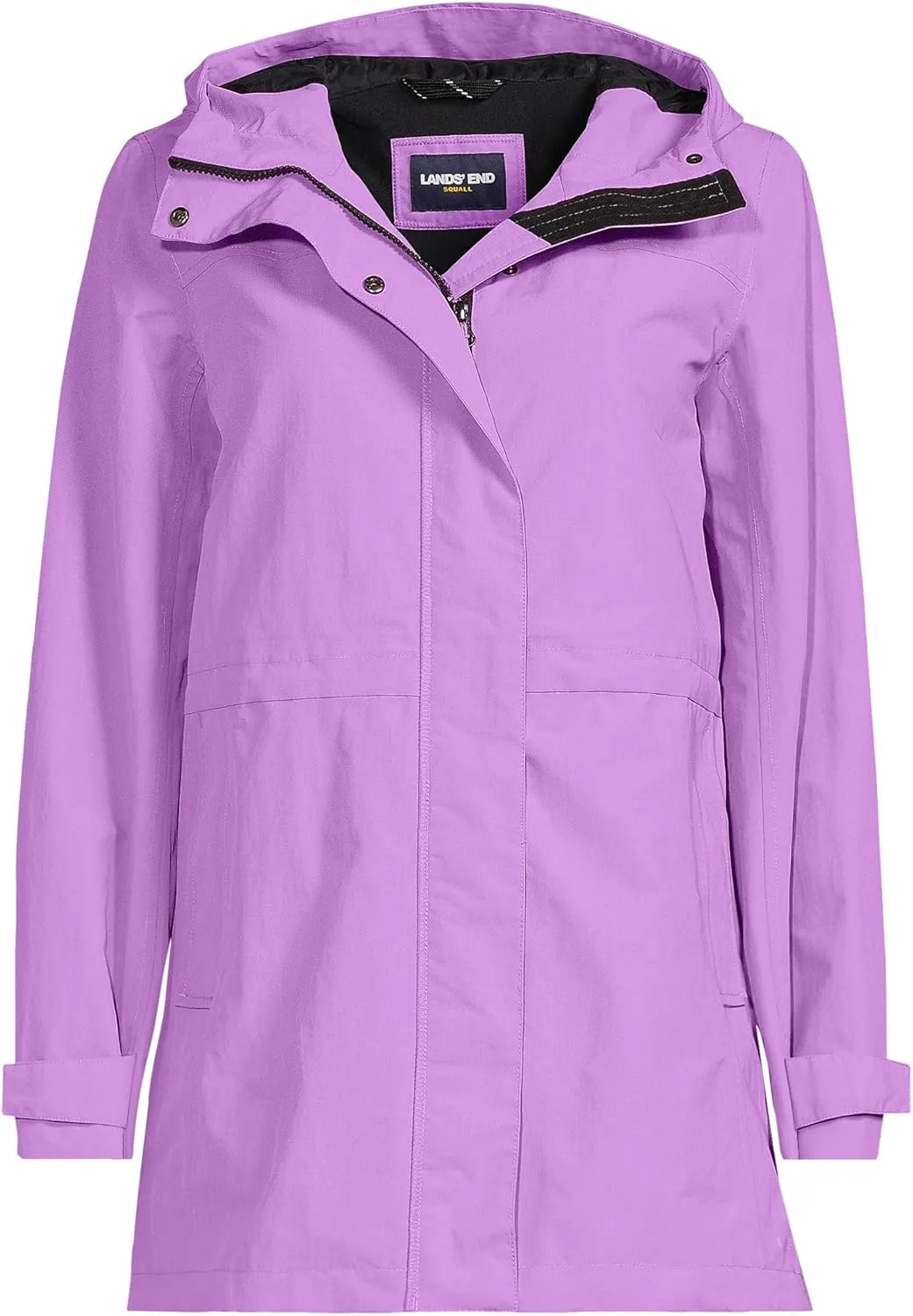 Lands' End Women's Squall Waterproof Hooded Raincoat