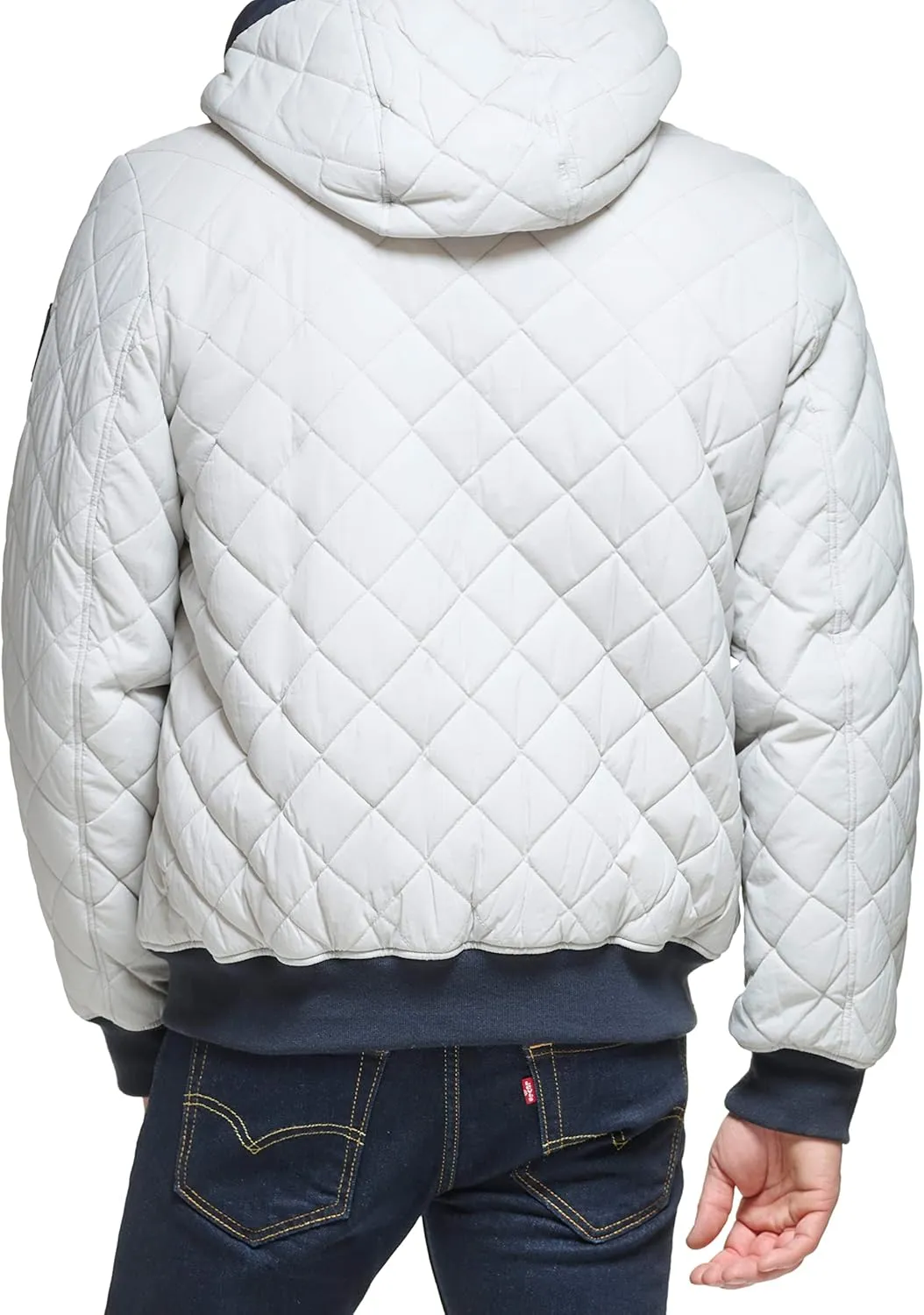 Levi's Men's Diamond Quilted Sherpa Lined Bomber Jacket