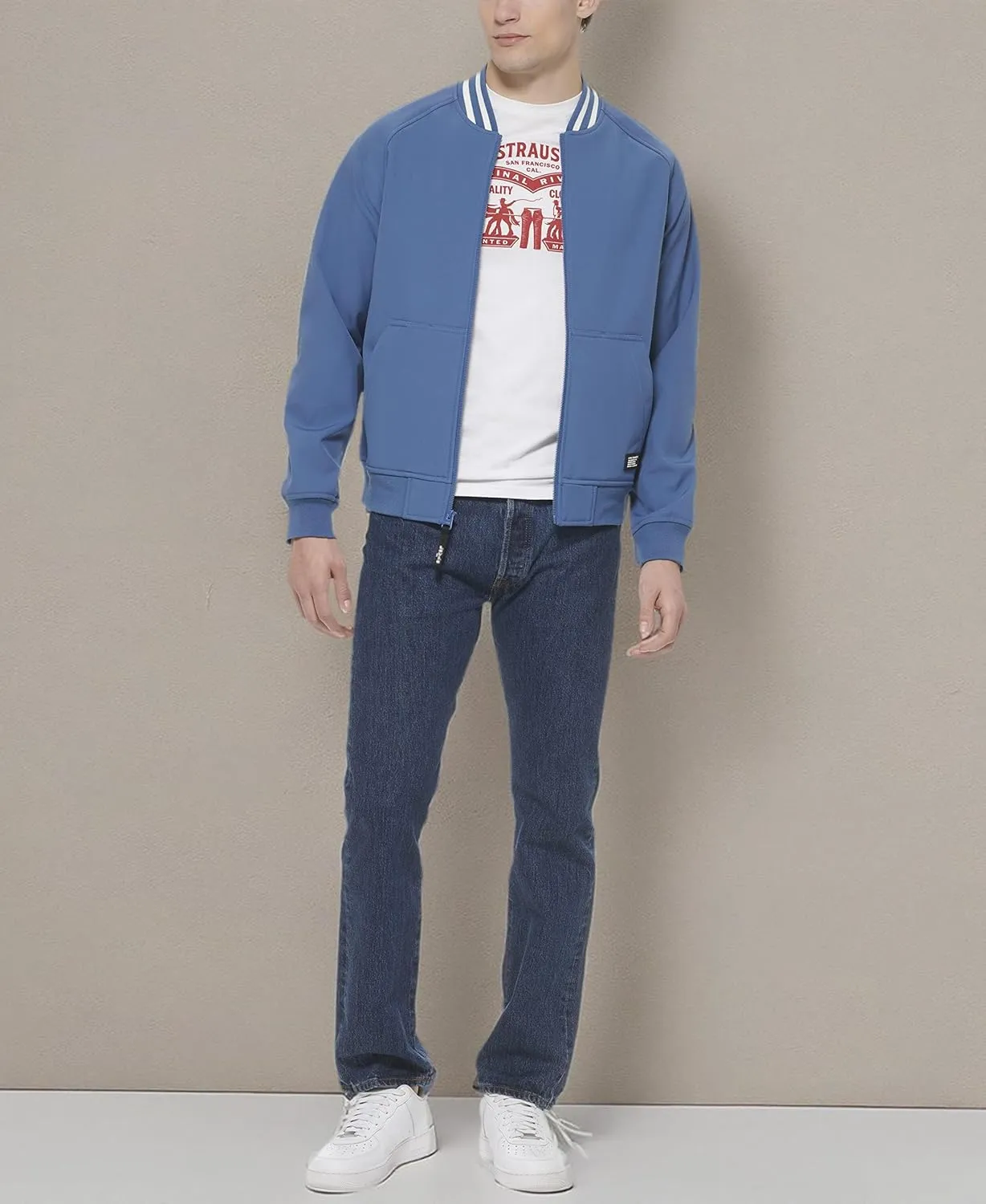 Levi's Men's Softshell Varsity Bomber Jacket