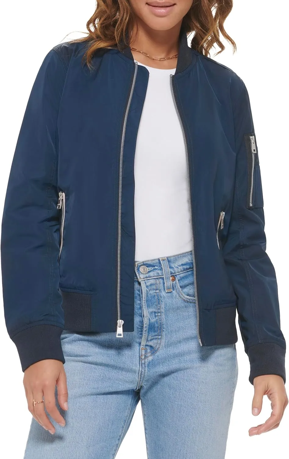 Levis Women's Melanie Newport Bomber Jacket (Regular & Plus Size)