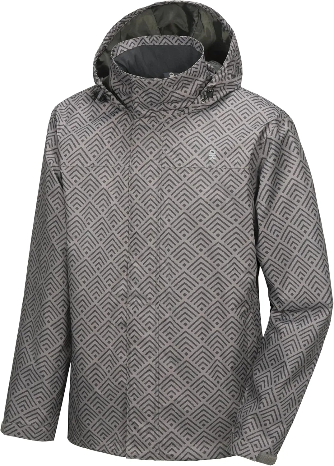 Little Donkey Andy Men's Waterproof Rain Jacket Outdoor Lightweight Rain Shell Coat for Hiking,Golf,Travel