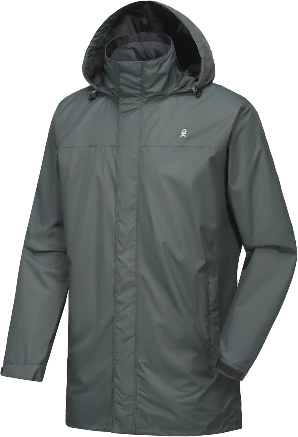 Little Donkey Andy Men's Waterproof Rain Jacket Outdoor Lightweight Rain Shell Coat for Hiking,Golf,Travel