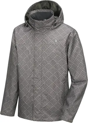 Little Donkey Andy Men's Waterproof Rain Jacket Outdoor Lightweight Rain Shell Coat for Hiking,Golf,Travel