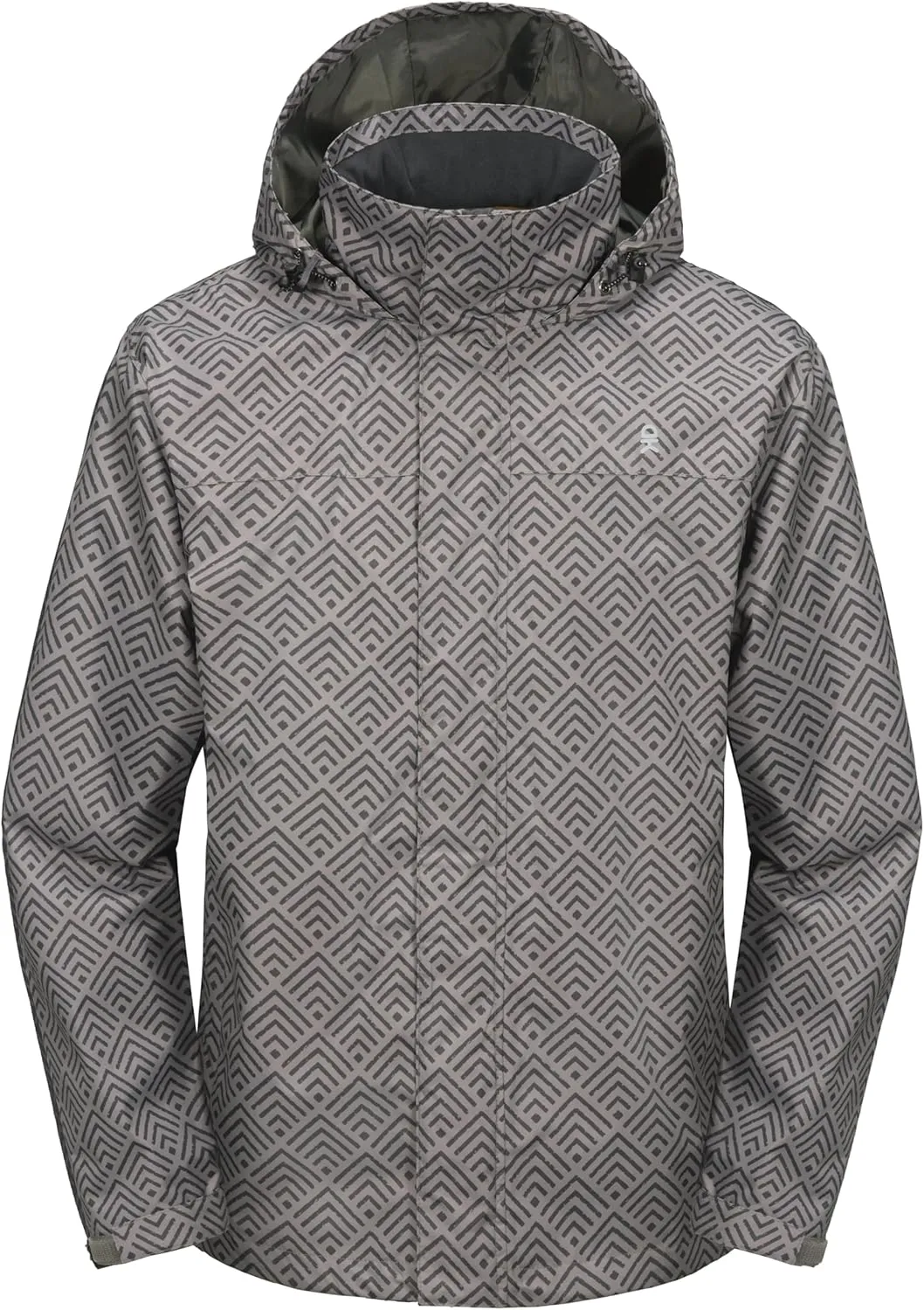 Little Donkey Andy Men's Waterproof Rain Jacket Outdoor Lightweight Rain Shell Coat for Hiking,Golf,Travel