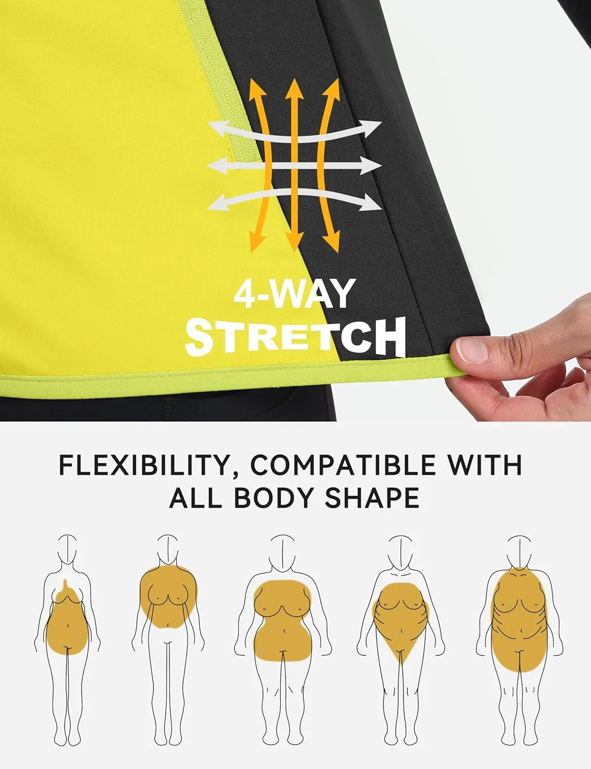 Little Donkey Andy Windproof Sleeveless Vest Jacket for Women, Water-Repellent Stretch Sports Vest for Cycling, Running