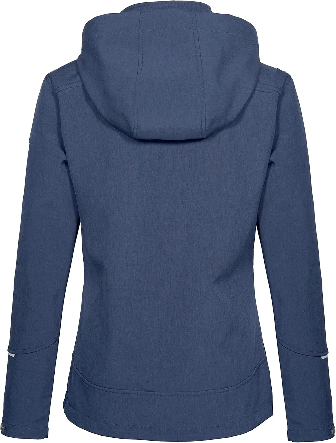 Little Donkey Andy Women's Softshell Jacket Ski Jacket with Removable Hood, Fleece Lined