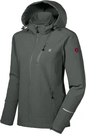 Little Donkey Andy Women's Softshell Jacket Ski Jacket with Removable Hood, Fleece Lined