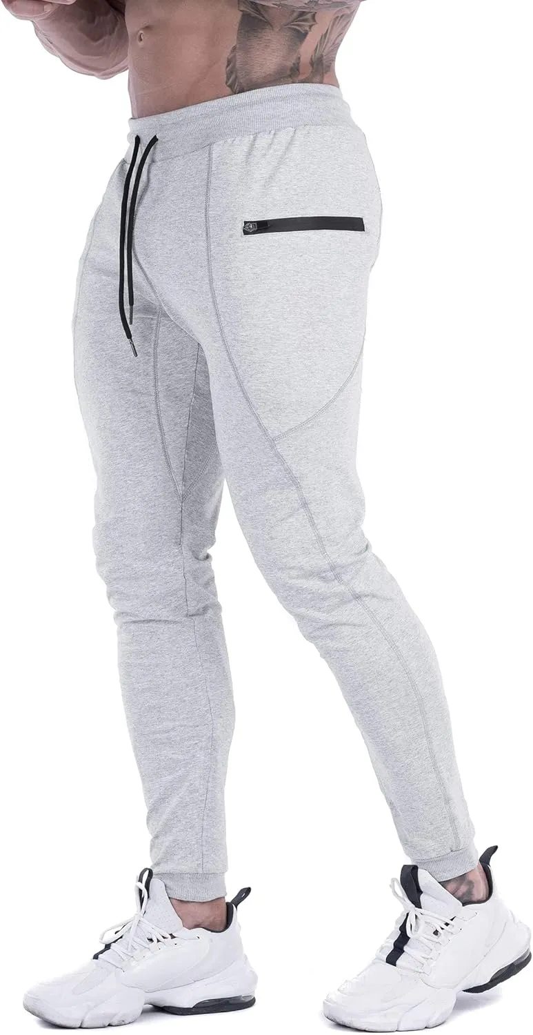 MAIKANONG Mens Slim Joggers Tapered Sweatpants Gym Workout Pants for Running Athletic Casual