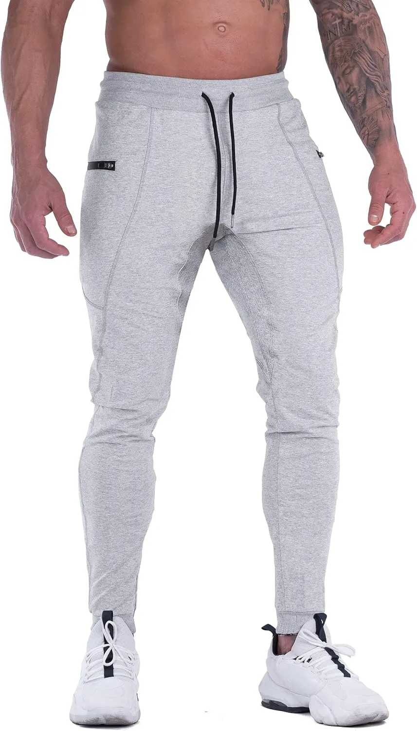 MAIKANONG Mens Slim Joggers Tapered Sweatpants Gym Workout Pants for Running Athletic Casual