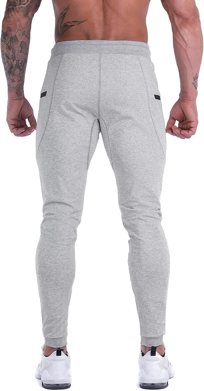 MAIKANONG Mens Slim Joggers Tapered Sweatpants Gym Workout Pants for Running Athletic Casual