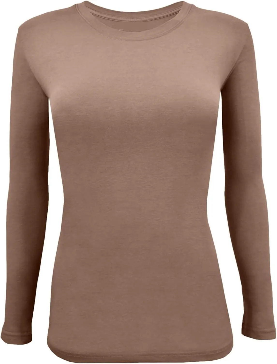M&M SCRUBS Women's Under Scrub Tee Crew Neck Long Sleeve T-Shirt 5 - Pack